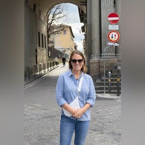 GAP Light Blue Button-Up Shirt